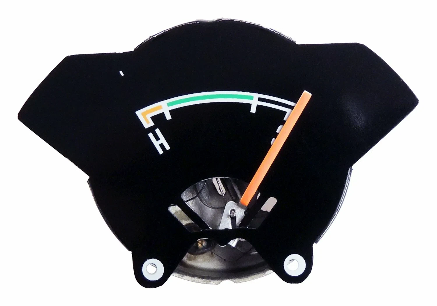 Vintage - Metal Black Temperature Gauge - J8126928